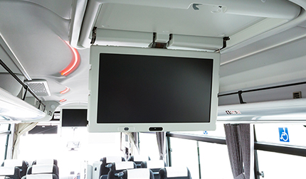 [車内]モニターテレビ